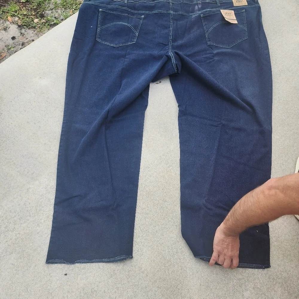 BIG & TALL Dark Blue Denim Jeans NWT